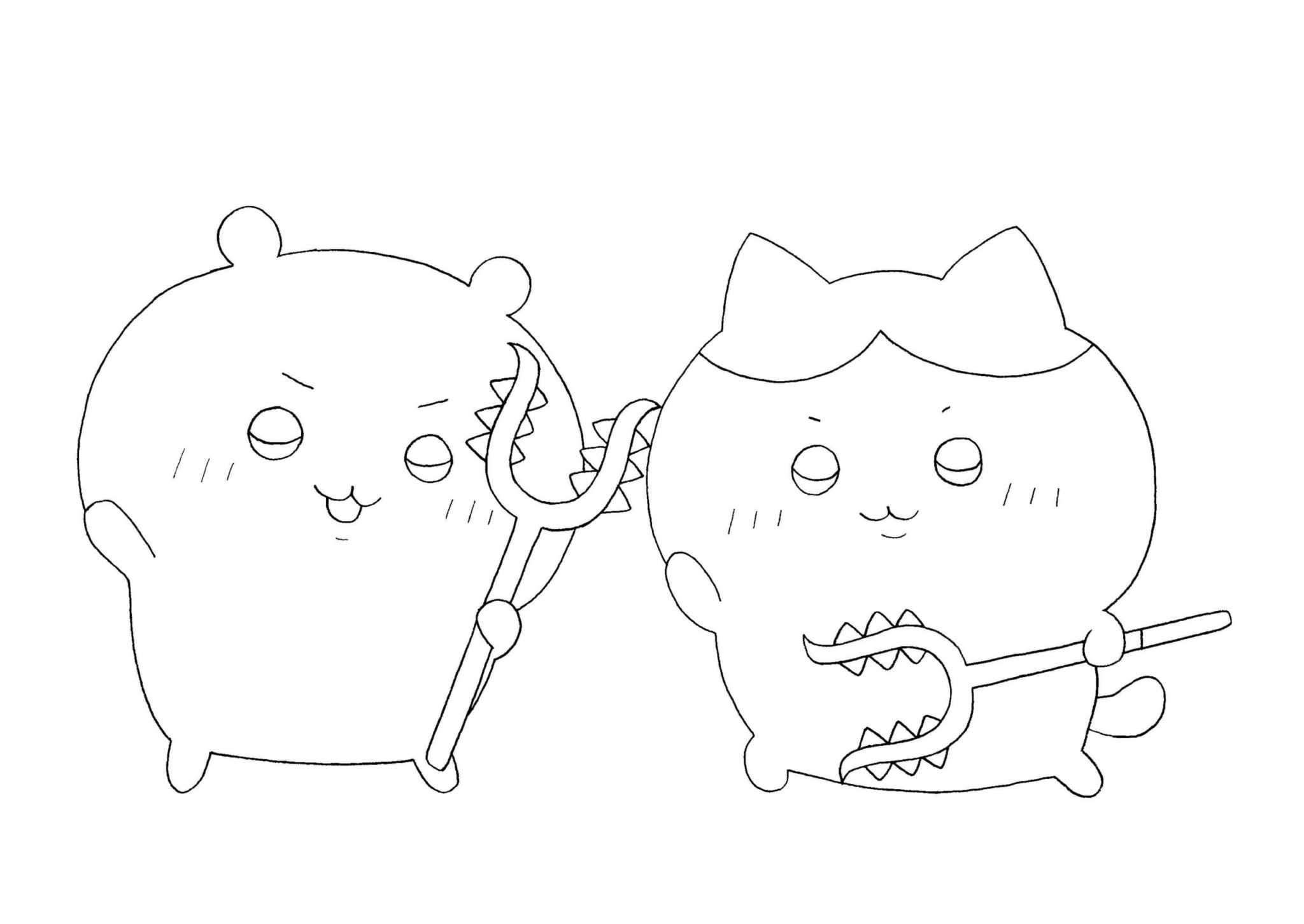 ハチワレ　カメラ　カニ ちいかわカニなちいかわハチワレモモンガロブスターなうさぎ4種セット